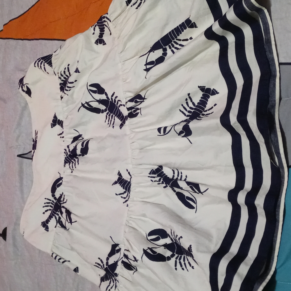 Nautical Lobster A Line Skirt